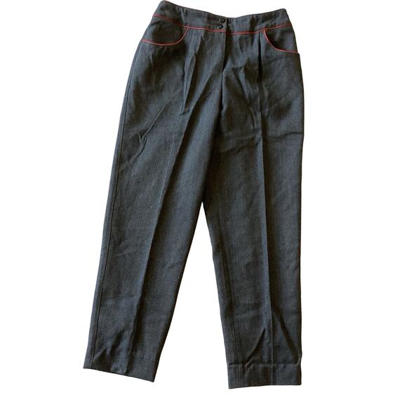 Harve Benard Pleated Wool Pants - Picture 1 of 4